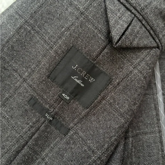 J. Crew Ludlow Slim-fit suit jacket in English cotton-wool blend